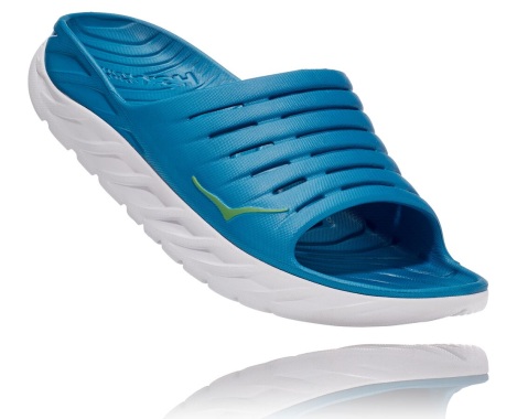 Šlapky Hoka One One ORA Recovery Slide Panske Modre / Zelene (39ARHQOYN)